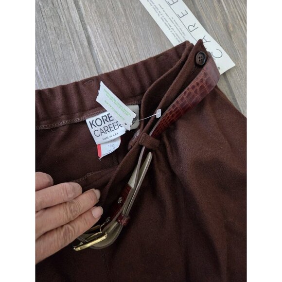 Koret Career Wool Pleated Midi A Line Skirt Vintage. Still With Tag! Sz 12 - Picture 10 of 11